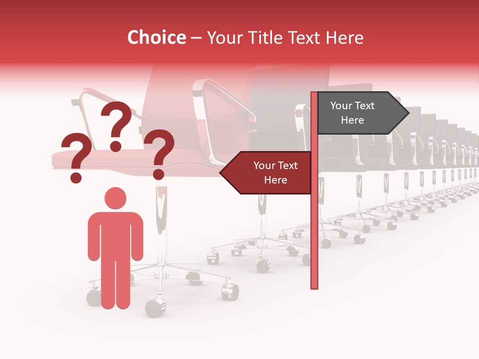 Discussion Furniture Color PowerPoint Template