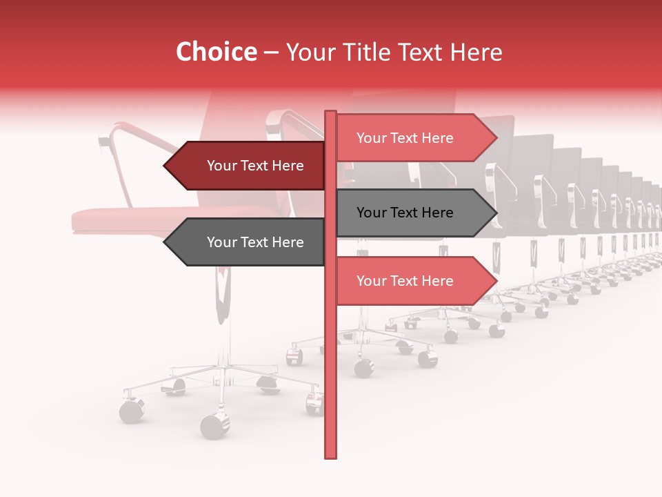 Discussion Furniture Color PowerPoint Template