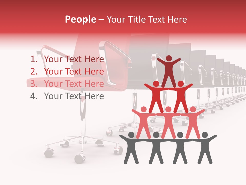 Discussion Furniture Color PowerPoint Template