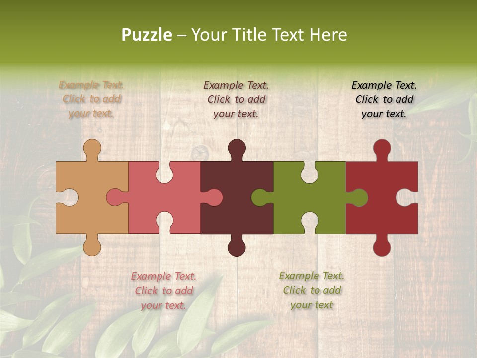 Design Grungy Boardwalk PowerPoint Template