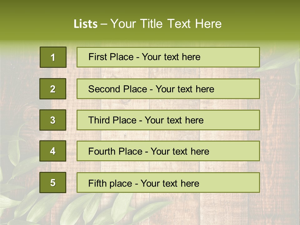 Design Grungy Boardwalk PowerPoint Template