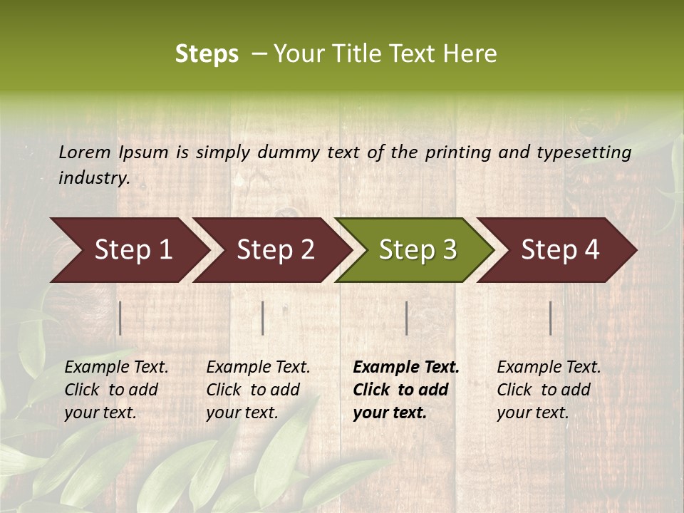 Design Grungy Boardwalk PowerPoint Template