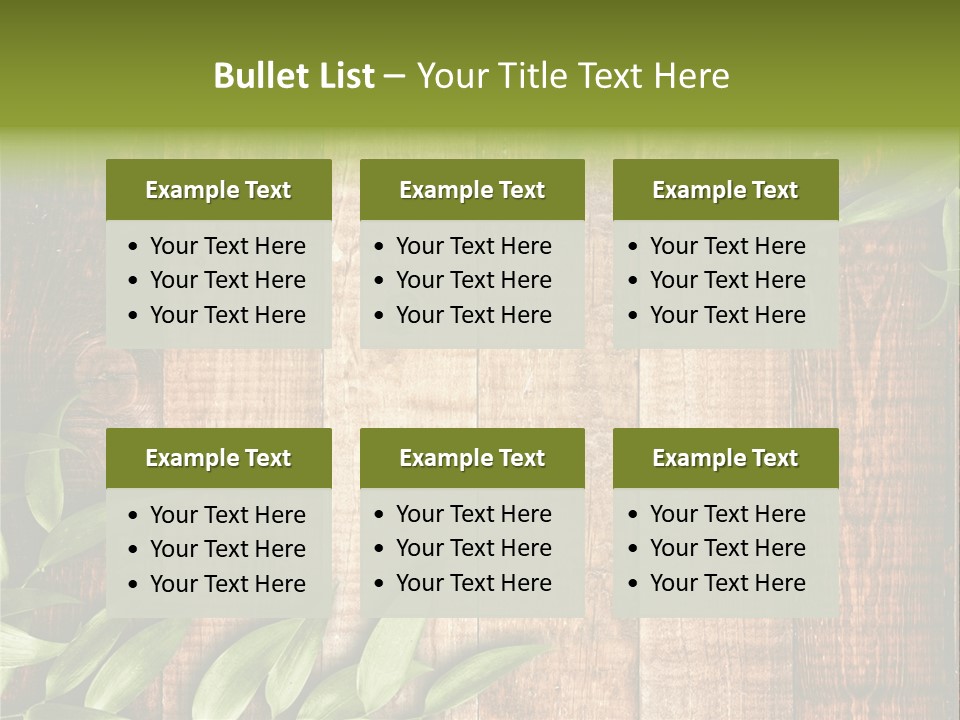 Design Grungy Boardwalk PowerPoint Template