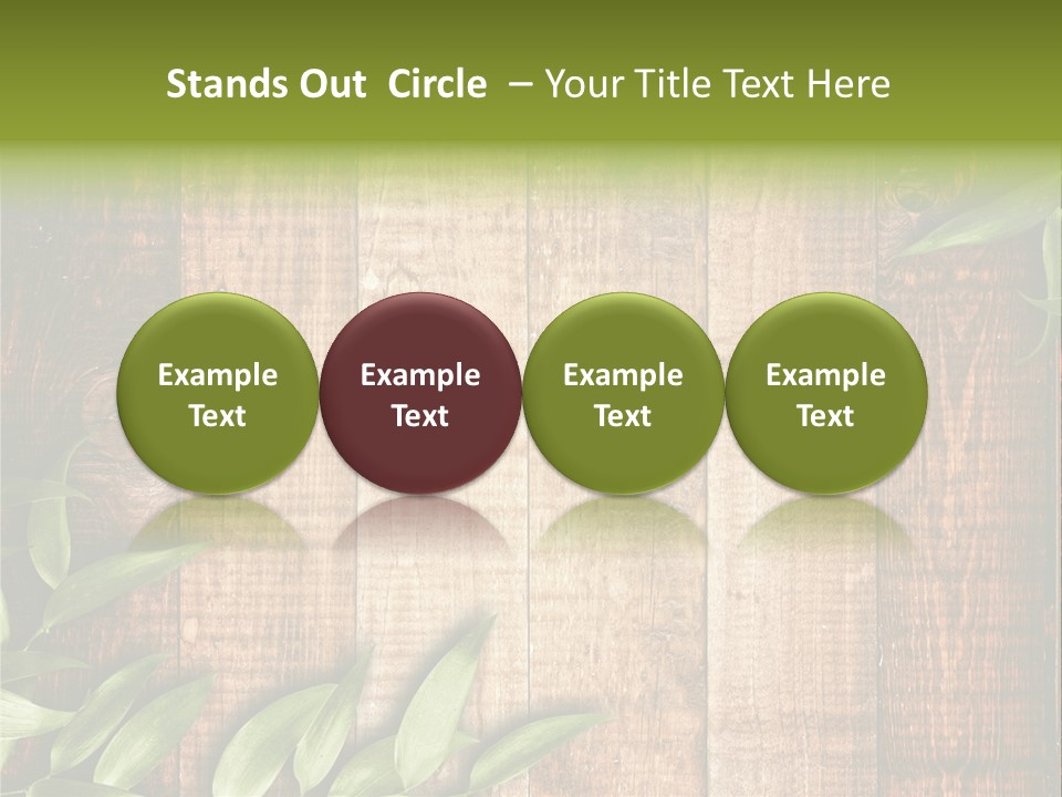 Design Grungy Boardwalk PowerPoint Template