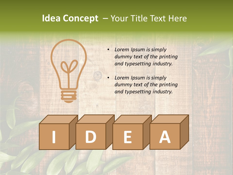 Design Grungy Boardwalk PowerPoint Template