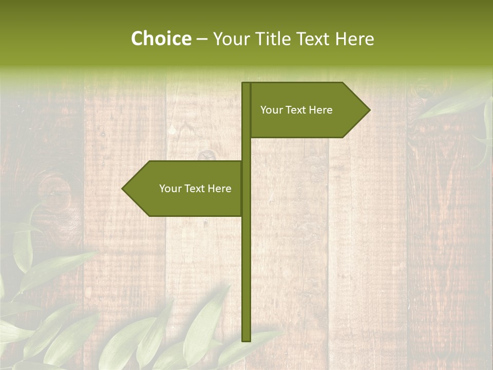 Design Grungy Boardwalk PowerPoint Template