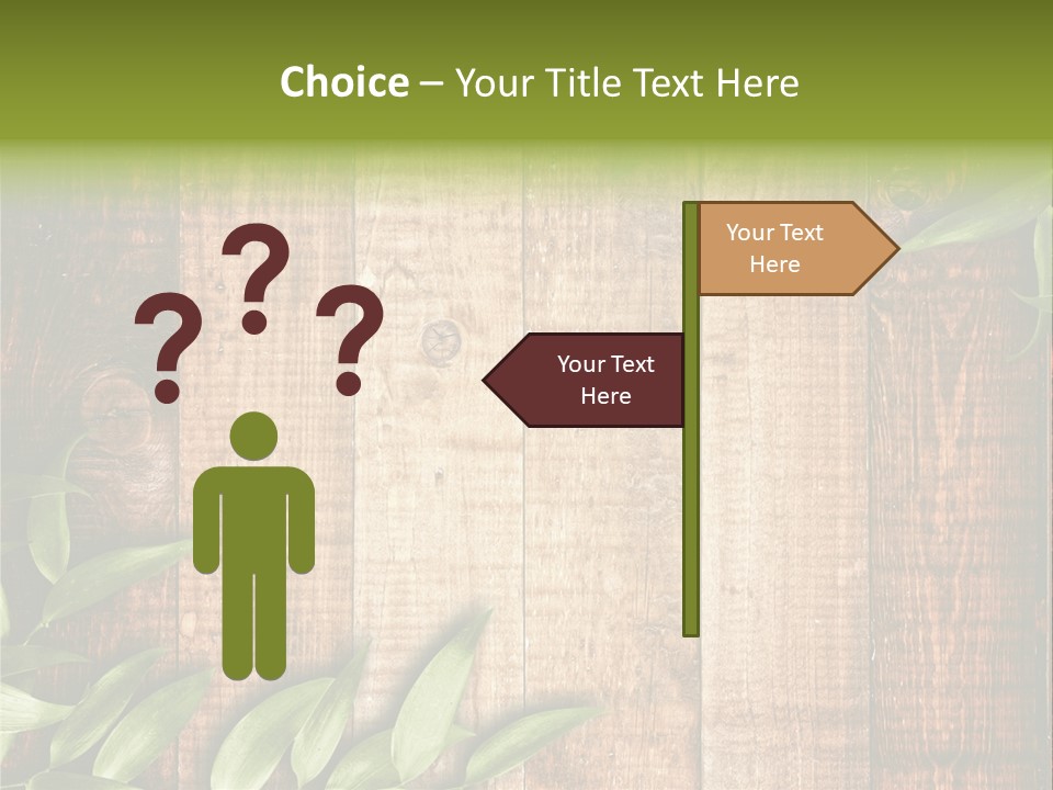 Design Grungy Boardwalk PowerPoint Template
