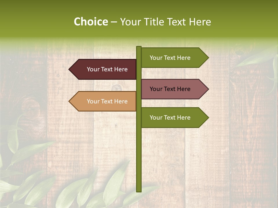 Design Grungy Boardwalk PowerPoint Template