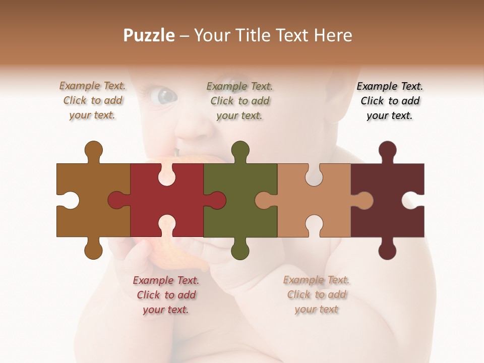 Happiness Portrait Innocence PowerPoint Template