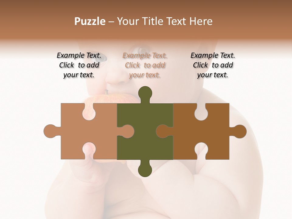 Happiness Portrait Innocence PowerPoint Template