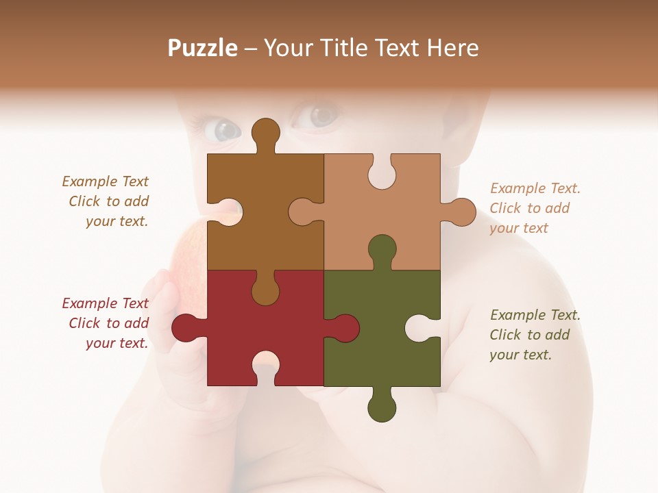 Happiness Portrait Innocence PowerPoint Template