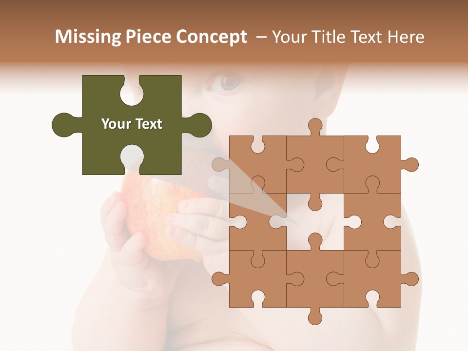 Happiness Portrait Innocence PowerPoint Template