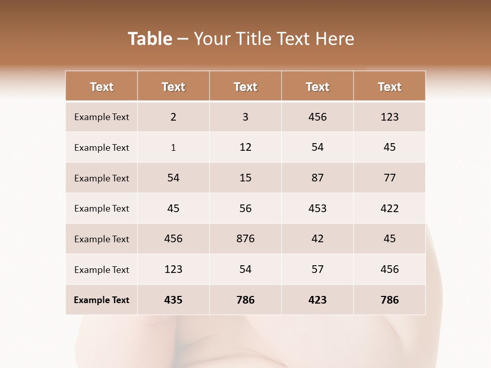 Happiness Portrait Innocence PowerPoint Template
