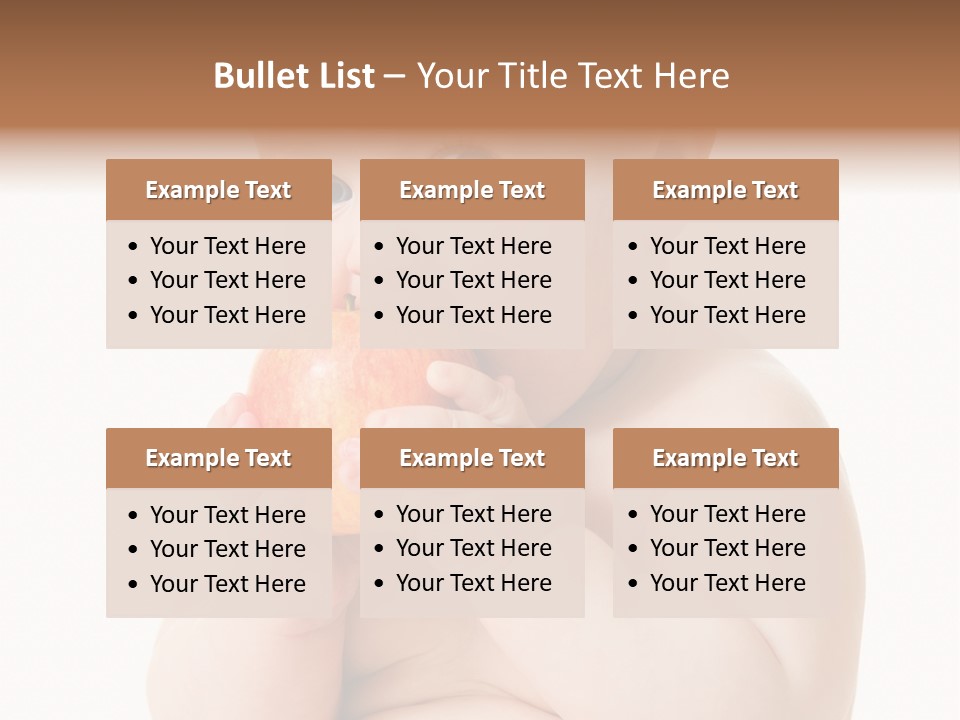 Happiness Portrait Innocence PowerPoint Template