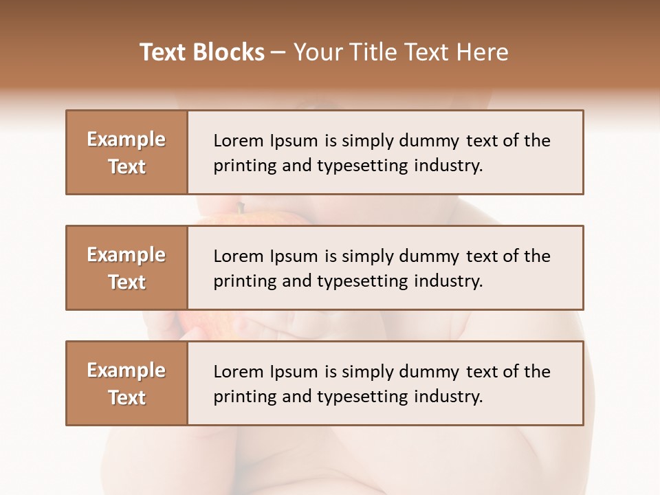 Happiness Portrait Innocence PowerPoint Template