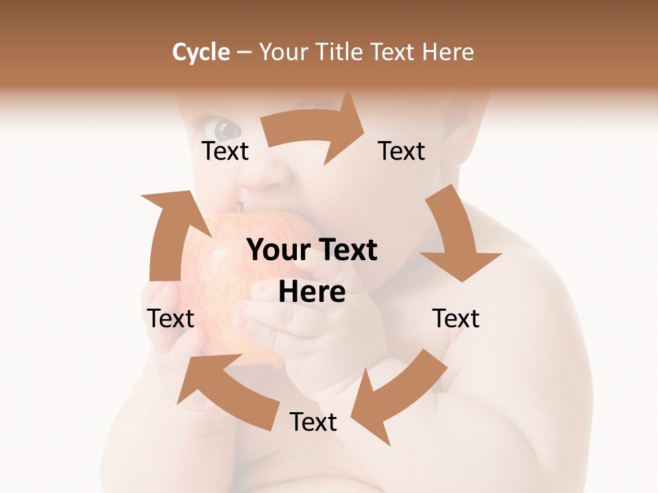 Happiness Portrait Innocence PowerPoint Template