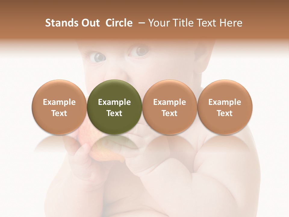 Happiness Portrait Innocence PowerPoint Template