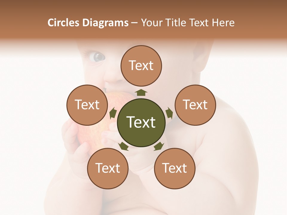 Happiness Portrait Innocence PowerPoint Template