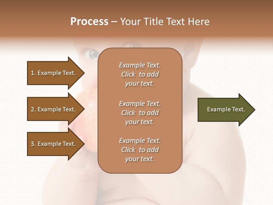 Happiness Portrait Innocence PowerPoint Template