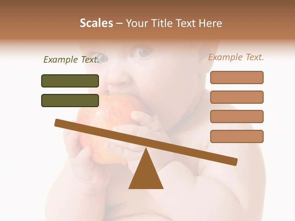 Happiness Portrait Innocence PowerPoint Template