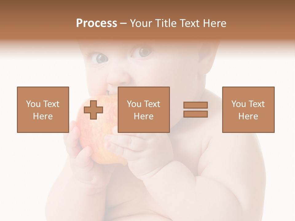 Happiness Portrait Innocence PowerPoint Template