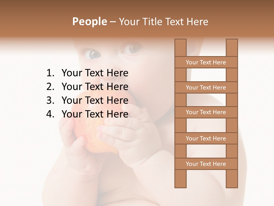 Happiness Portrait Innocence PowerPoint Template