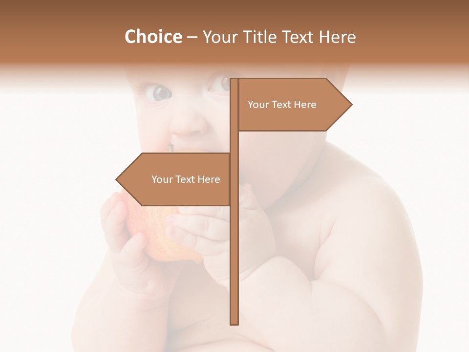 Happiness Portrait Innocence PowerPoint Template