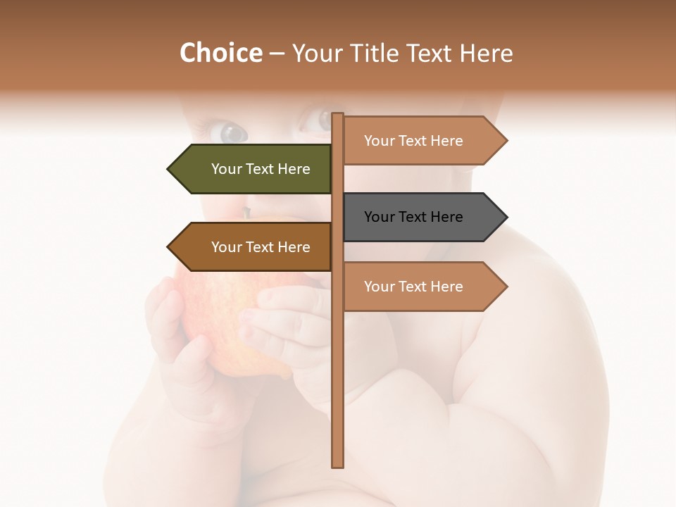 Happiness Portrait Innocence PowerPoint Template