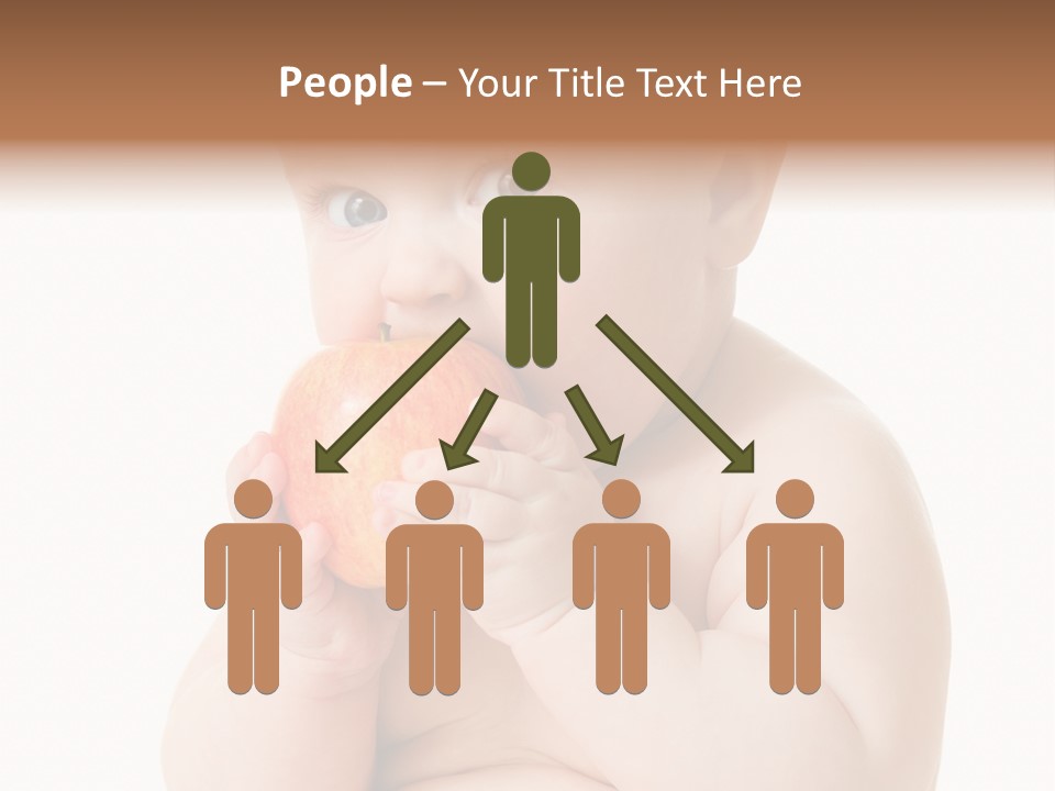 Happiness Portrait Innocence PowerPoint Template