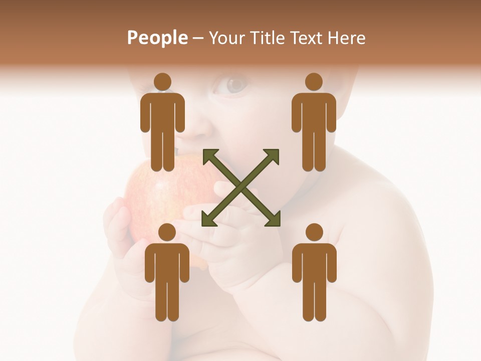 Happiness Portrait Innocence PowerPoint Template