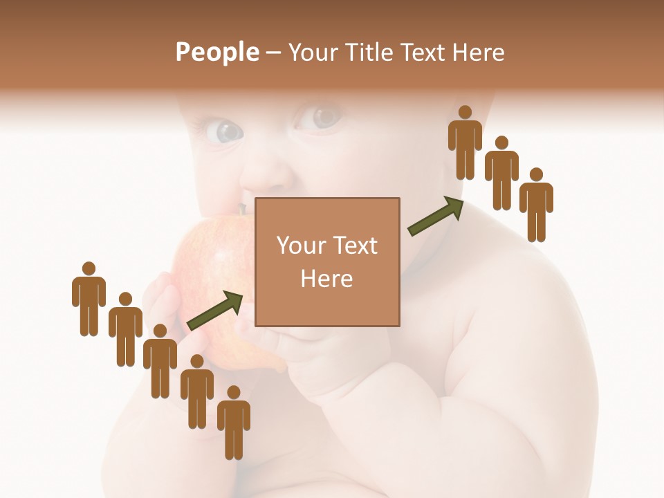 Happiness Portrait Innocence PowerPoint Template