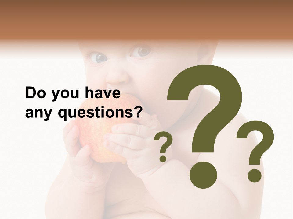 Happiness Portrait Innocence PowerPoint Template