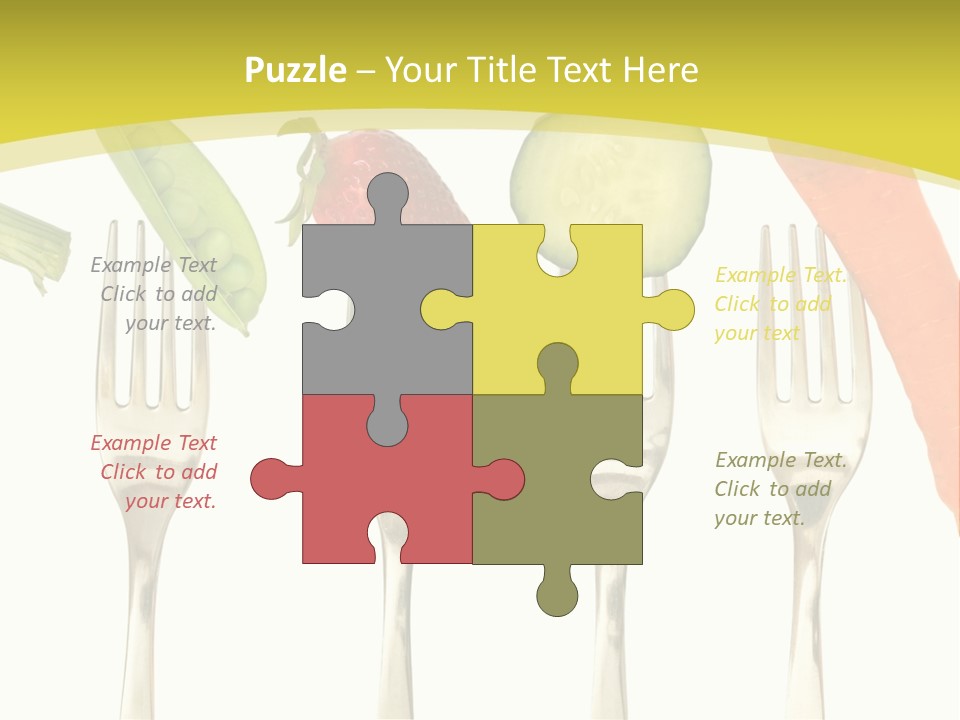 Meal Collection Cucumber PowerPoint Template