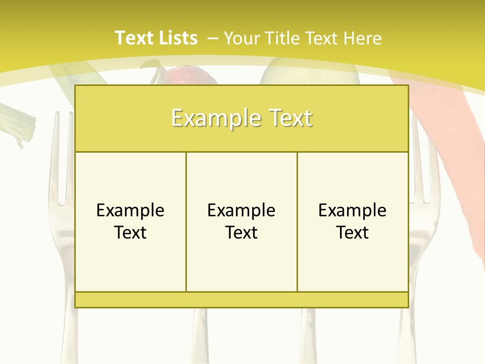 Meal Collection Cucumber PowerPoint Template