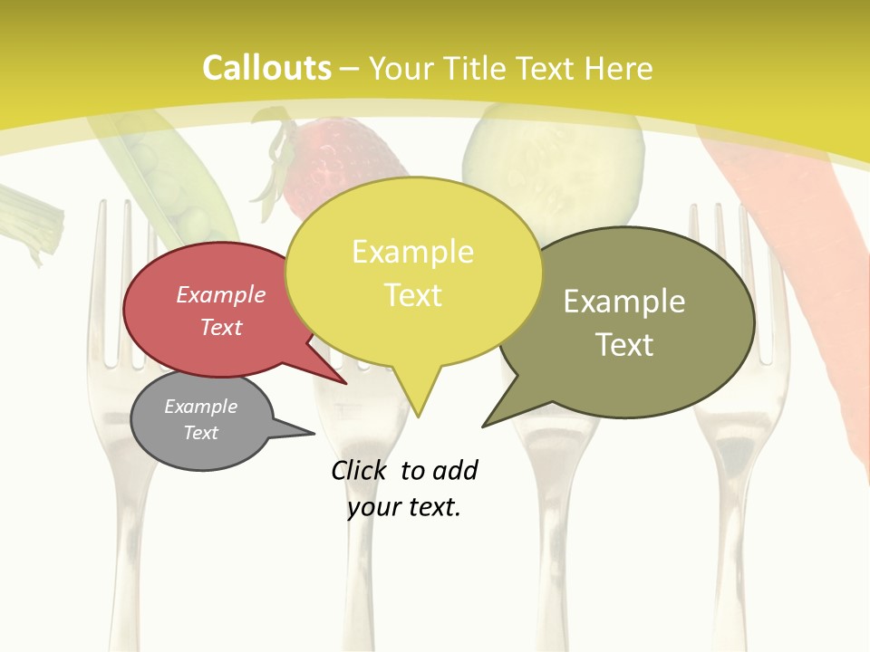 Meal Collection Cucumber PowerPoint Template