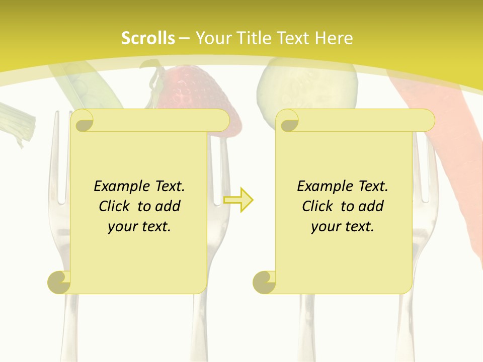 Meal Collection Cucumber PowerPoint Template