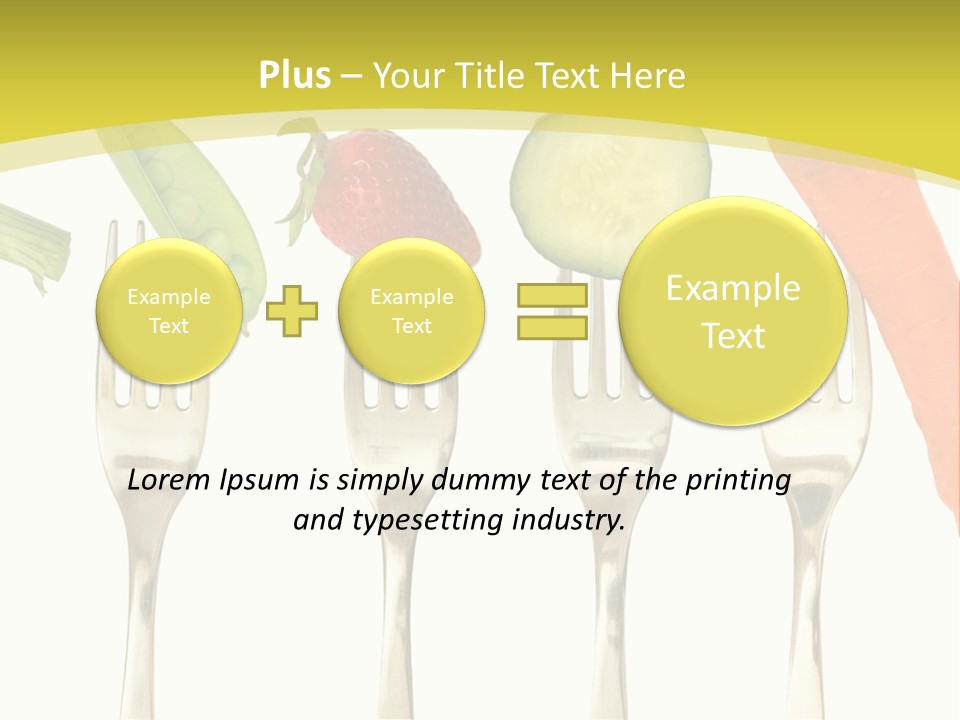 Meal Collection Cucumber PowerPoint Template