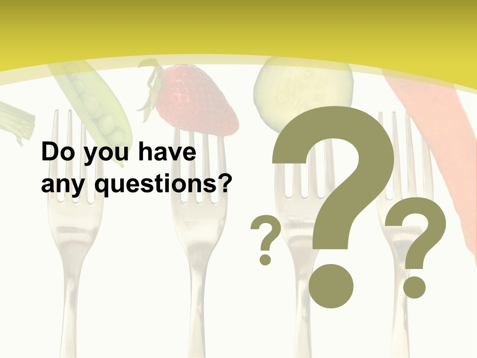 Meal Collection Cucumber PowerPoint Template