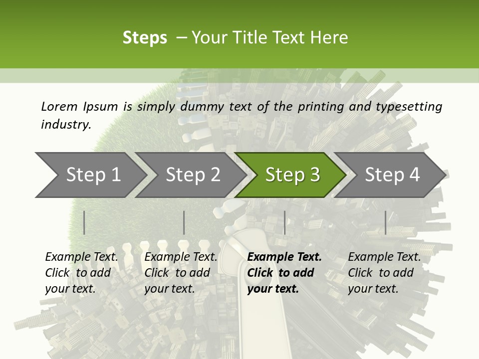 Lifestyle Transport Climate PowerPoint Template