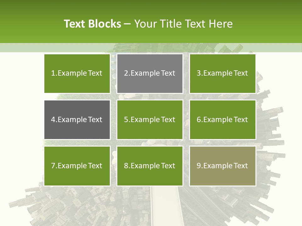 Lifestyle Transport Climate PowerPoint Template