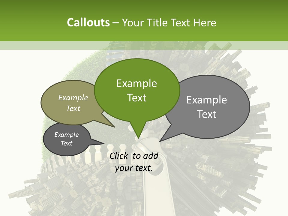 Lifestyle Transport Climate PowerPoint Template