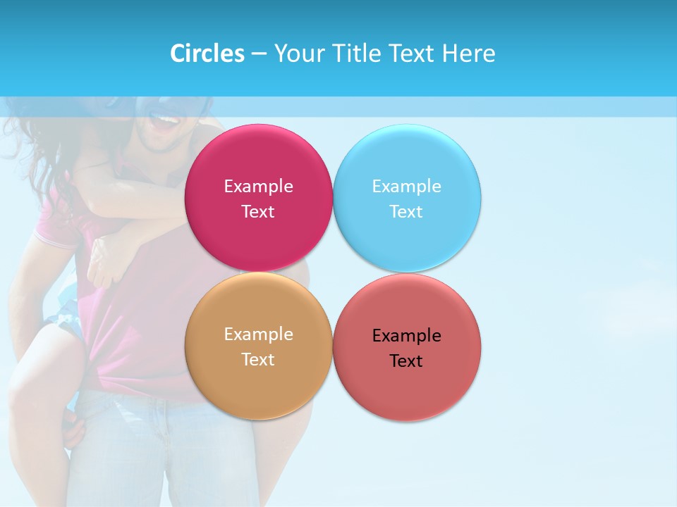 Brunette Bonding Couple PowerPoint Template