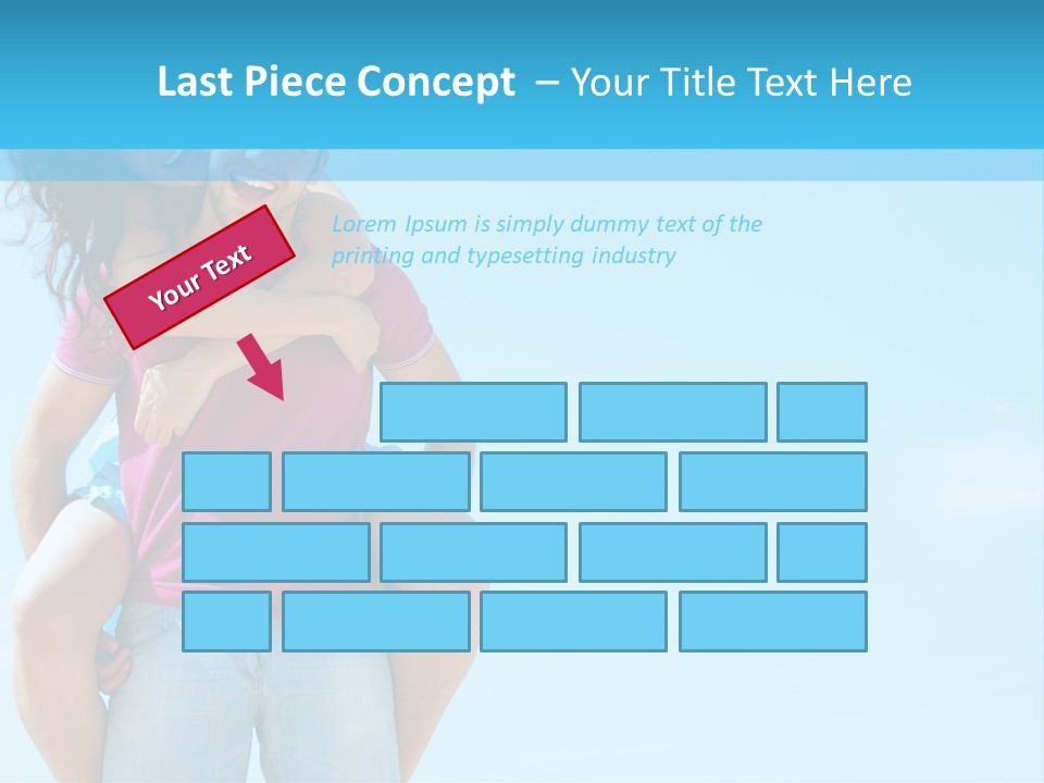 Brunette Bonding Couple PowerPoint Template