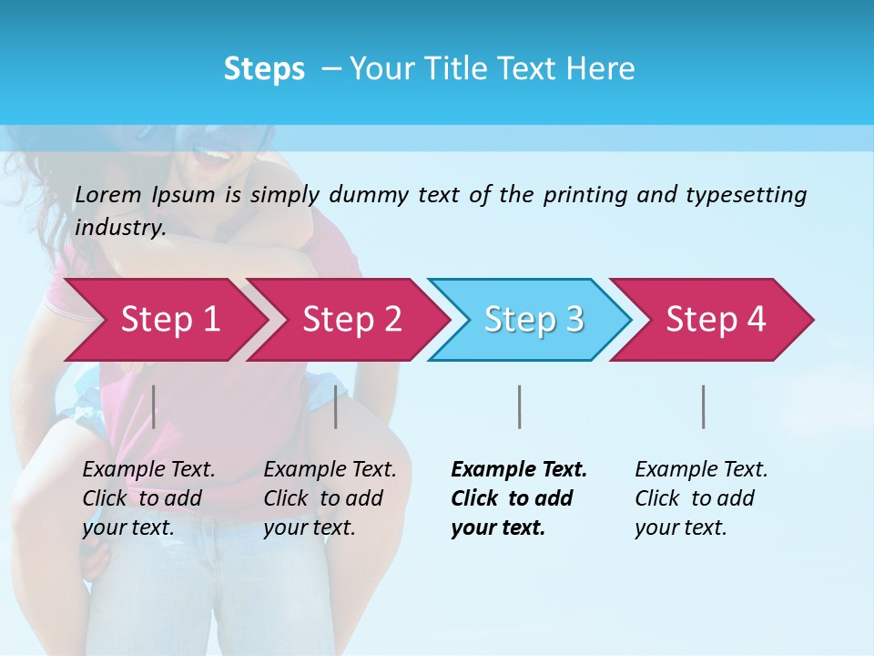 Brunette Bonding Couple PowerPoint Template