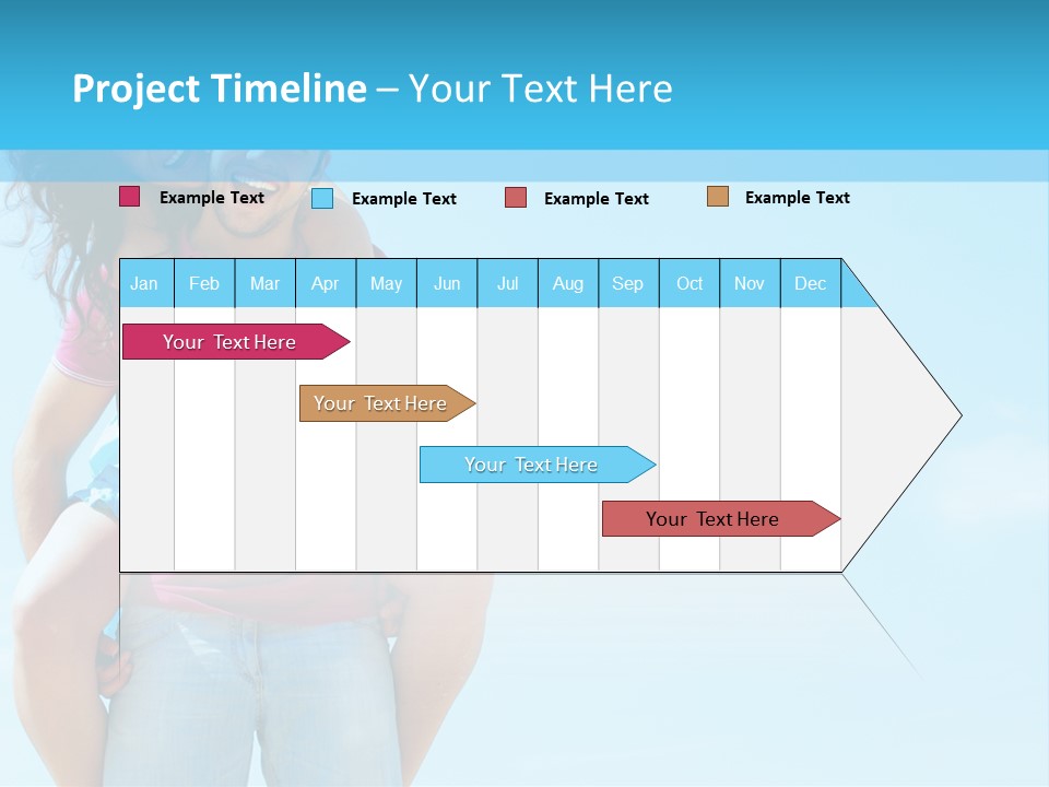 Brunette Bonding Couple PowerPoint Template