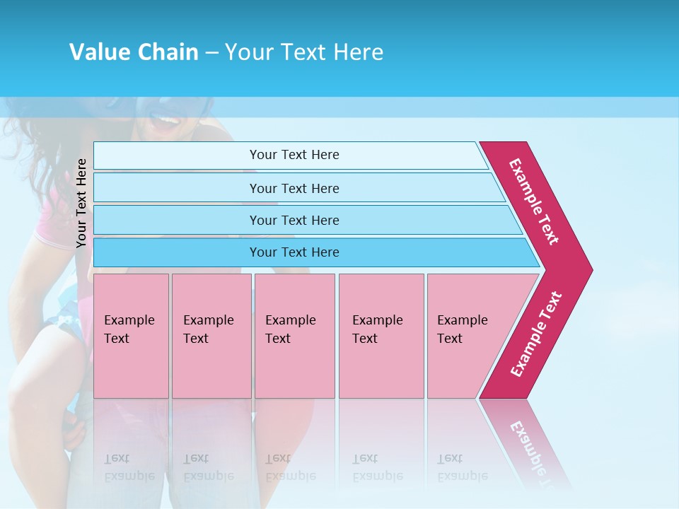 Brunette Bonding Couple PowerPoint Template