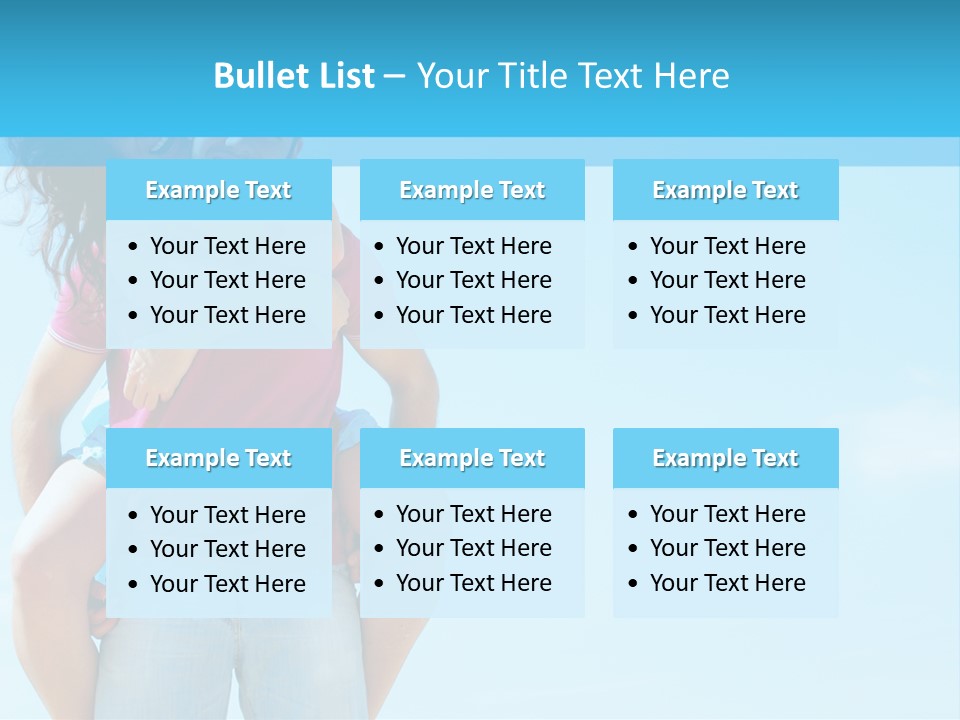 Brunette Bonding Couple PowerPoint Template