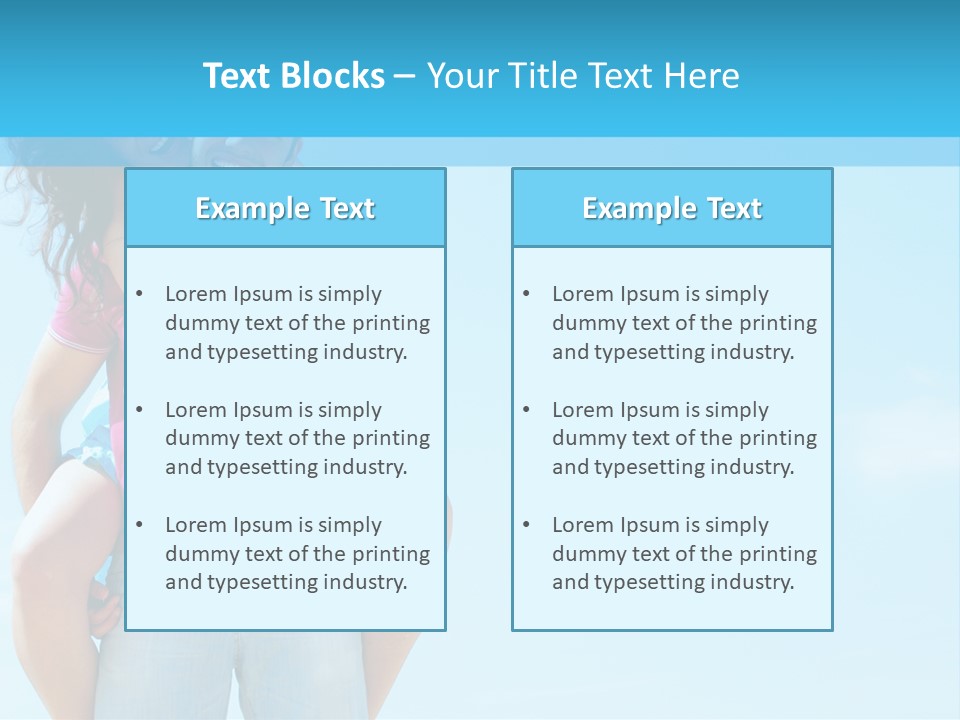 Brunette Bonding Couple PowerPoint Template
