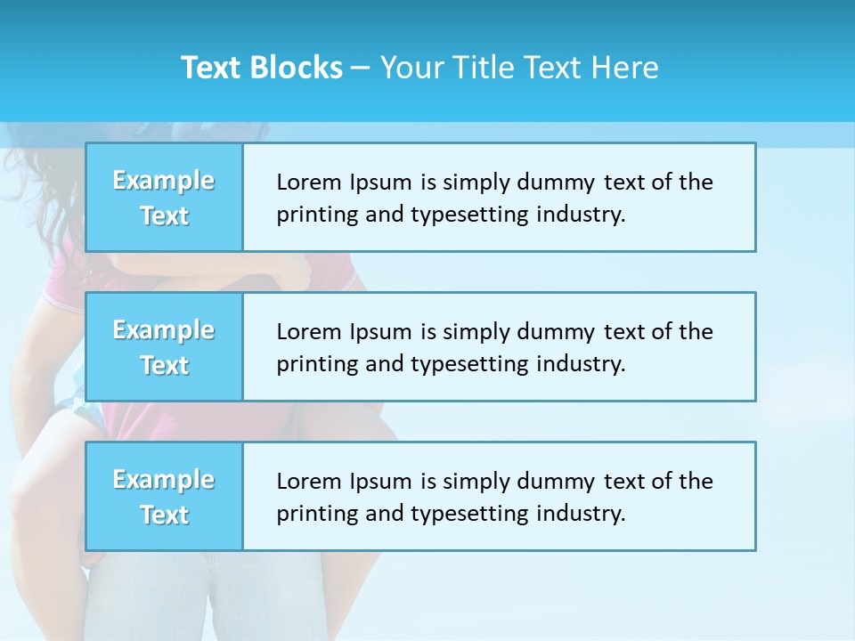 Brunette Bonding Couple PowerPoint Template