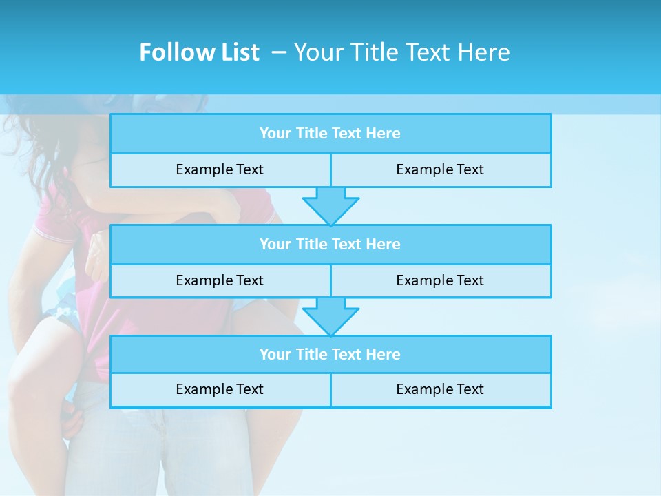 Brunette Bonding Couple PowerPoint Template